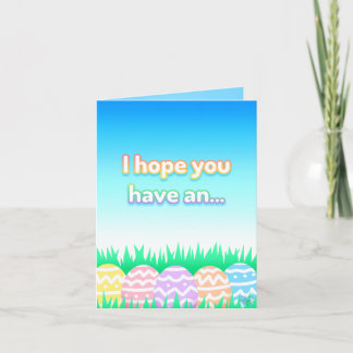 Easter Eggs Card