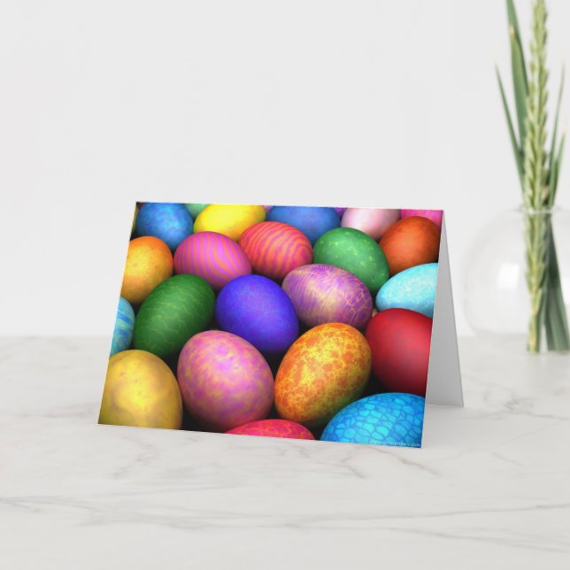 Easter Eggs Card (Front)