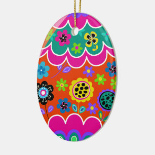Easter Eggs Ceramic Tree Decoration