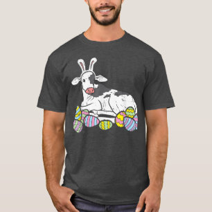 Easter eggs Cow Easter Bunny Funny Easter  T-Shirt