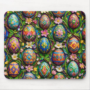 ~ EASTER EGGS ~ Elegantly decorated ~ Mouse Mat