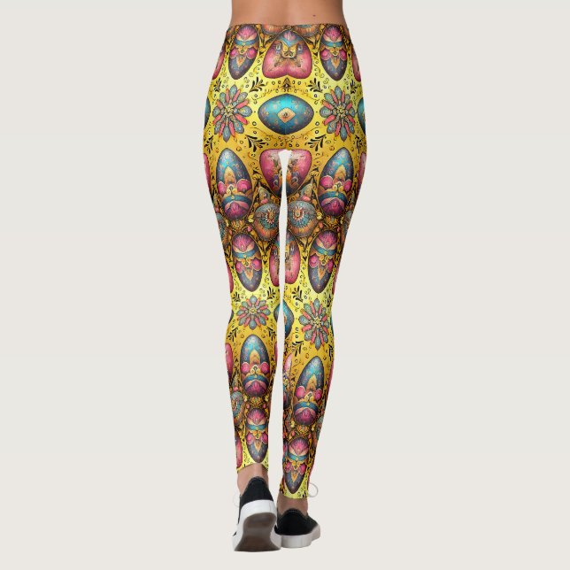 EASTER EGGS ~ Extravaganza 3D ~  Leggings (Back)