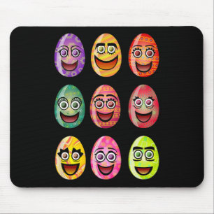 Easter Eggs Family Matching Easter Day Group Men W Mouse Mat