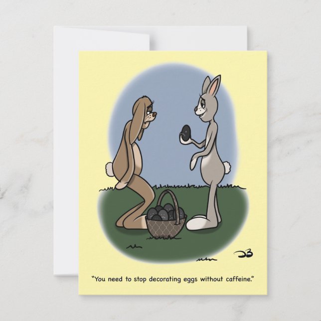 Easter Eggs Flat Card (Front)