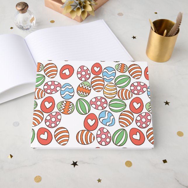 Easter Eggs Guest Book (Front Open)