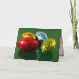 Easter Eggs Holiday Card