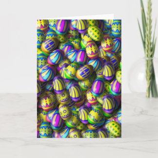 Easter Eggs Holiday Card