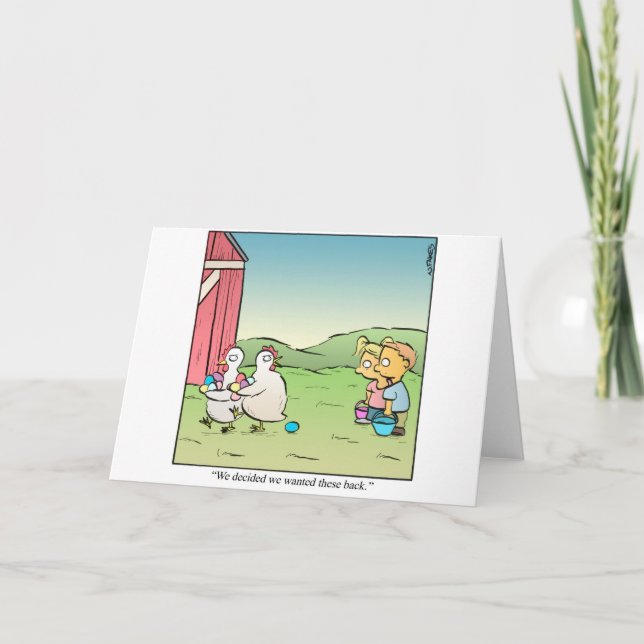 Easter Eggs Holiday Card (Front)