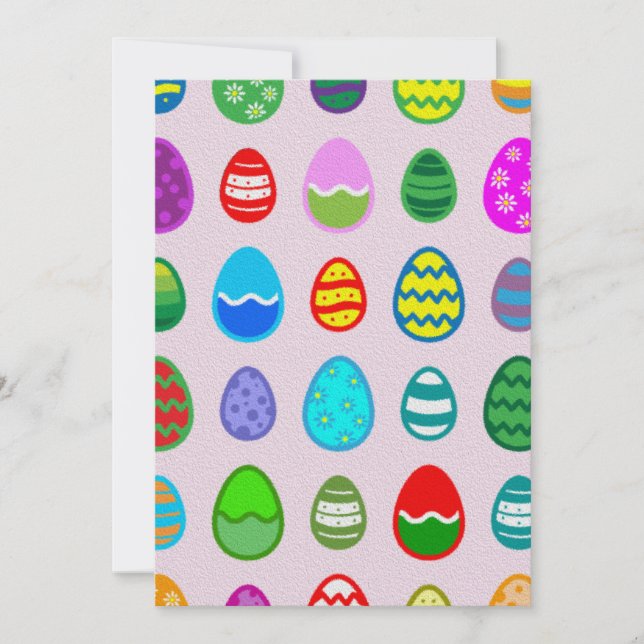 Easter Eggs Holiday Card (Front)