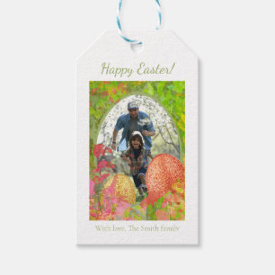 Easter Eggs Hunt  Personalised Photo and Message Gift Tags