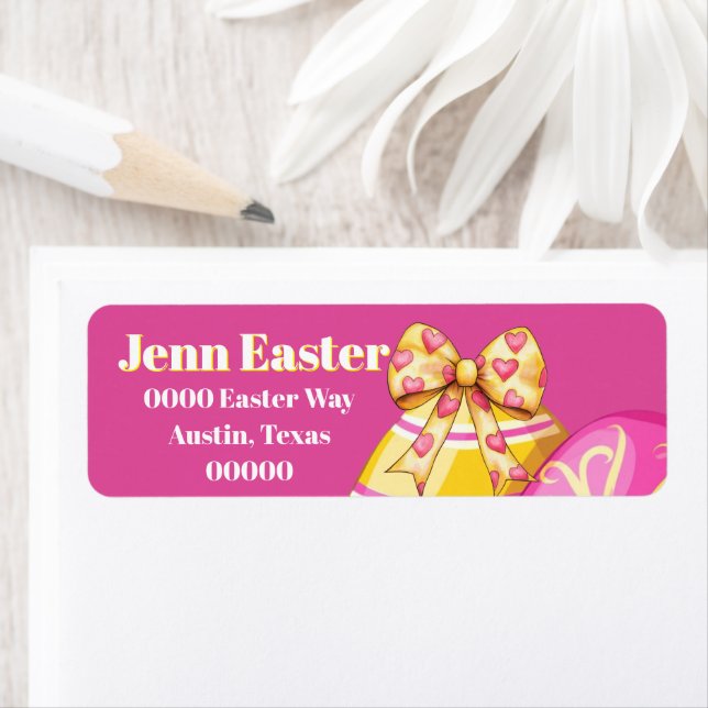 Easter Eggs in Pink and Yellow (Insitu)