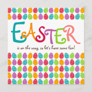 EASTER Eggs Invitation