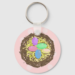 Easter Eggs Key Ring