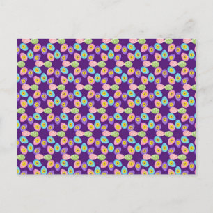 Easter Eggs Lover Spring Pattern Postcard