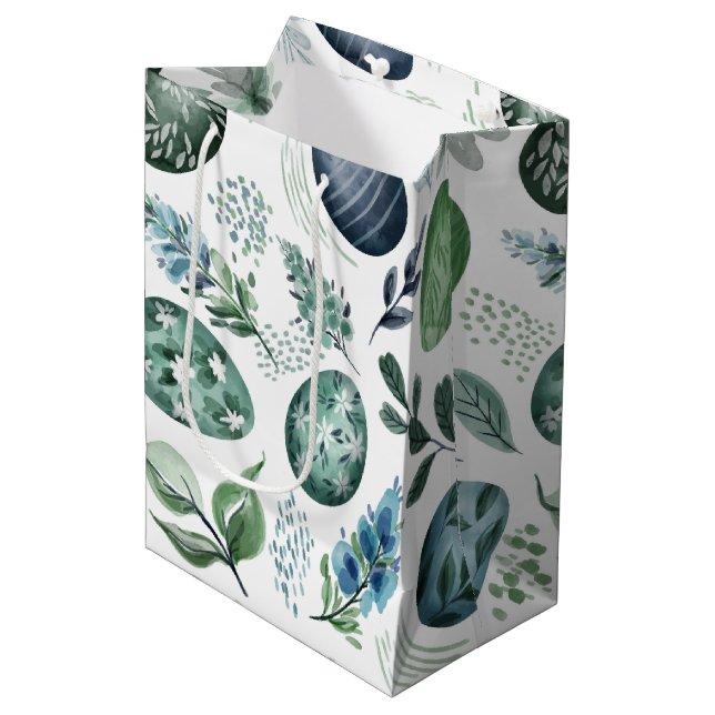 Easter Eggs Medium Gift Bag (Front Angled)
