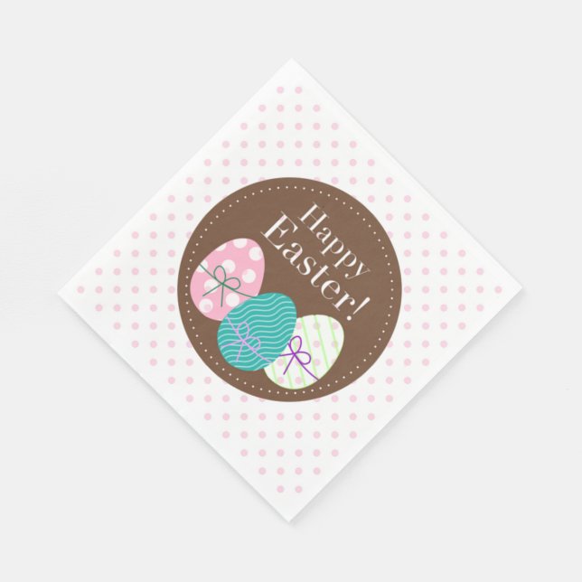 Easter Eggs Napkin (Corner)