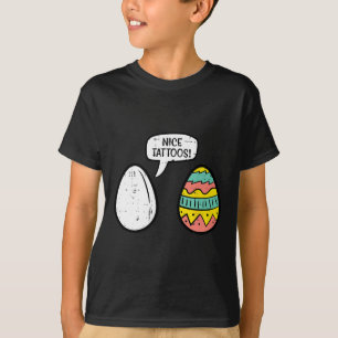Easter Eggs Nice Tattoos Funny Hunting Men Women K T-Shirt