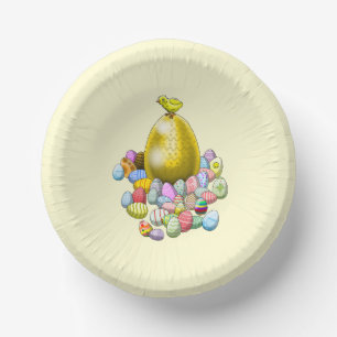 Easter Eggs Paper Plate