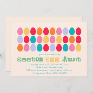 Easter Eggs Party Invitation