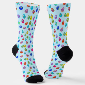 Easter Eggs Pattern Socks