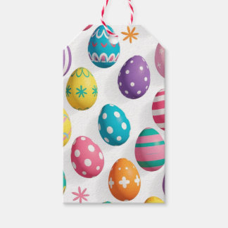 Easter Eggs Photo Gift Tags