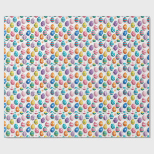 Easter Eggs Photo Pattern  Wrapping Paper