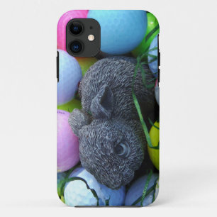 Easter Eggs, Rabbit Golf Balls iPhone 11 Case