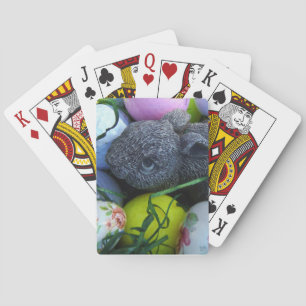 Easter Eggs, Rabbit Golf Balls Playing Cards