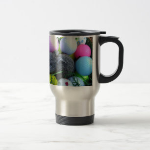Easter Eggs, Rabbit Golf Balls Travel Mug
