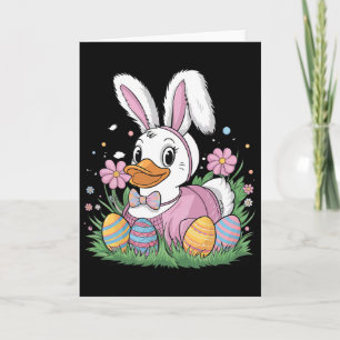 Easter Eggs Rubber Duckie Th Duck Uni-child Easter Card