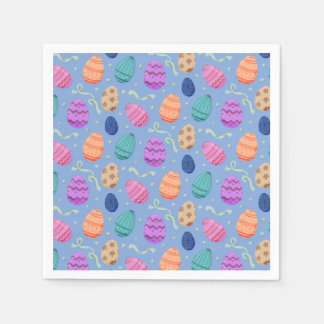 Easter Eggs Seamless Pattern Napkin