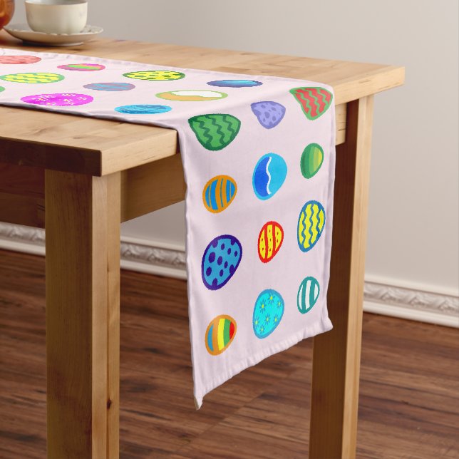 Easter Eggs Short Table Runner (In Situ)