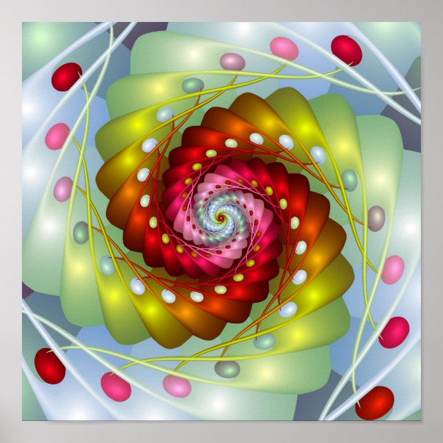 Easter Eggs Spiral Poster (Front)