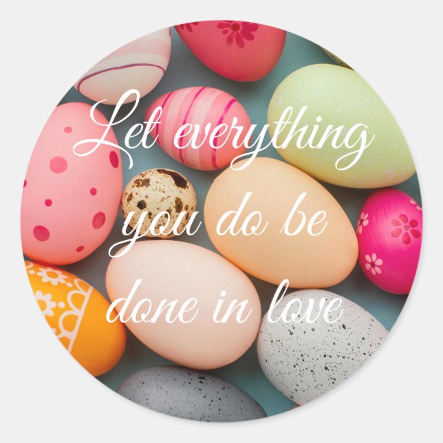 Easter eggs stickers (Front)