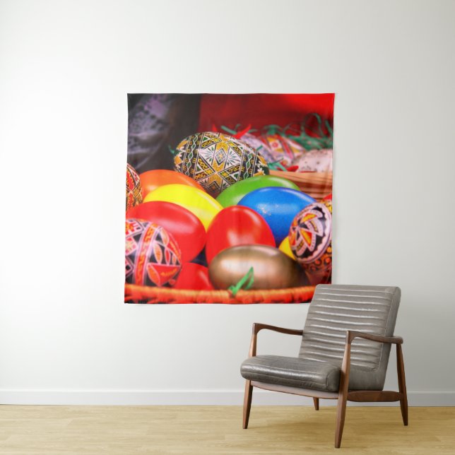 Easter Eggs Tapestry (In Situ)