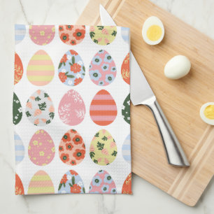 Easter Eggs Tea Towel