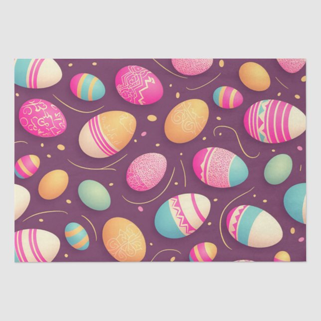 Easter Eggs Tissue Paper (Front)