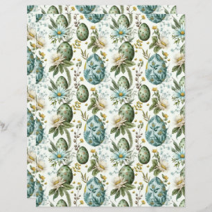 Easter eggs vintage nostalgic pattern No2