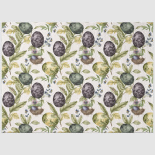 Easter eggs vintage nostalgic pattern No3 Tissue Paper