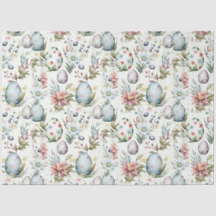 Easter eggs vintage nostalgic pattern No 13 Tissue Paper