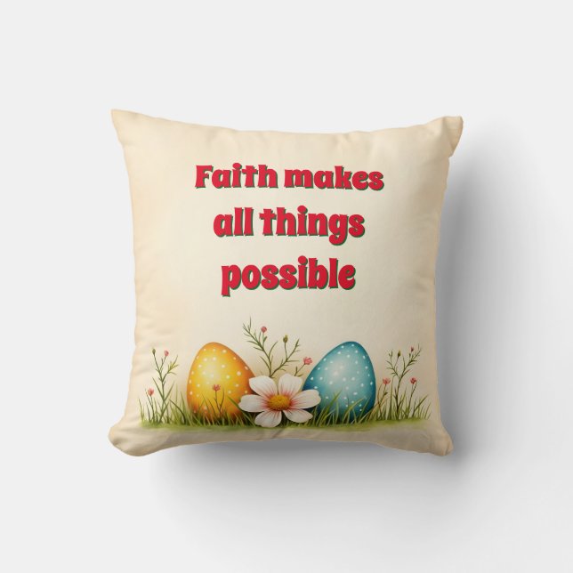 Easter Eggs Vintage Popular Collection Cushion (Front)