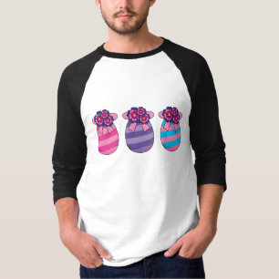 Easter Eggs with Flowers and Ribbon T-Shirt