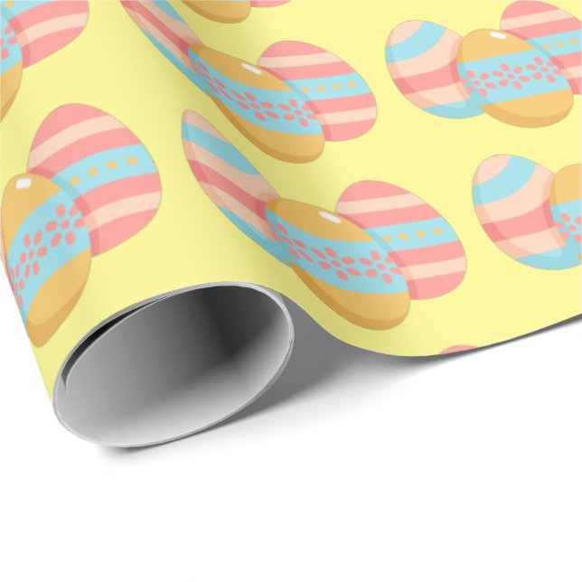 Easter Eggs Wrapping Paper (Roll Corner)