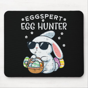 Easter Eggspert Egg Hunter Bunny Boys Girls Kids T Mouse Mat