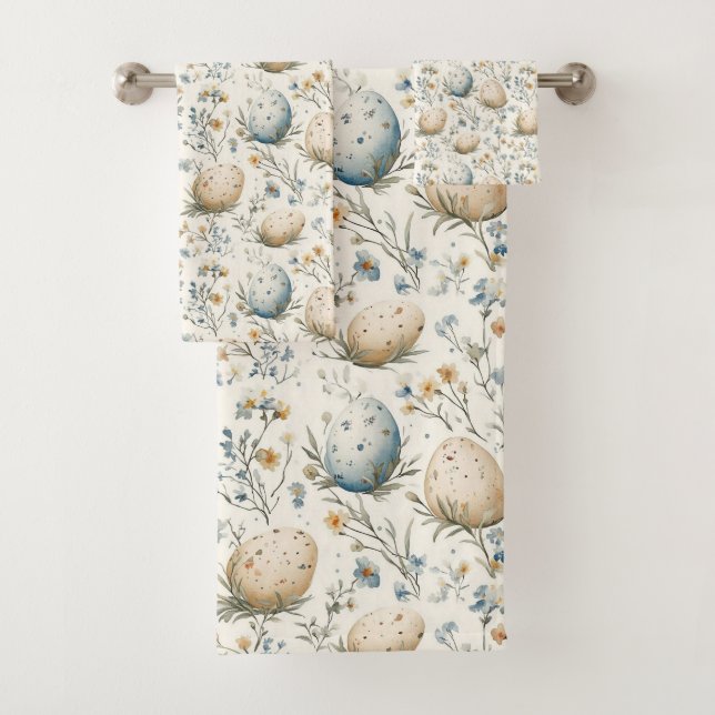 Easter Eggstravaganza Bath Towel Set (Insitu)