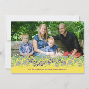 Easter Eggstravaganza Photo Easter Card