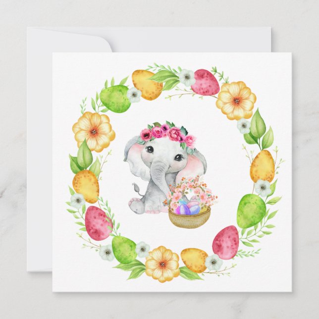 Easter Elephant Cards (Front)