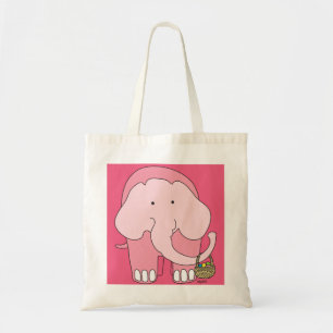 Easter Elephant Egg Basket Tote Bag