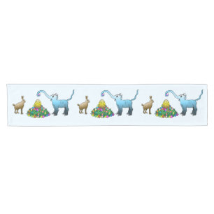 Easter Elephants Egg Hunt Short Table Runner
