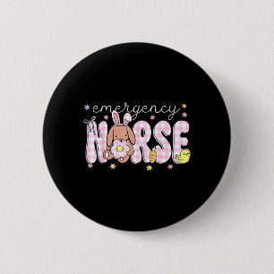 Easter Emergency Department Nurse Practitioner 6 Cm Round Badge